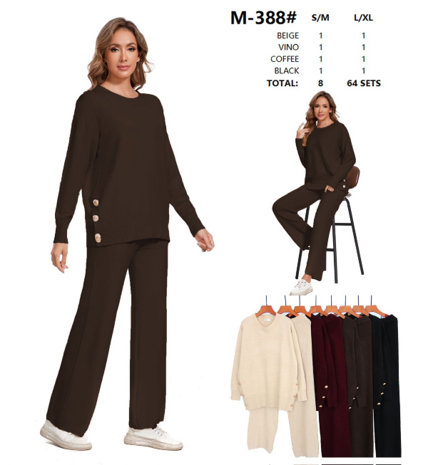 Komplet damskie Roz S/M-L/XL, Mix Kolor Paczka 8 szt