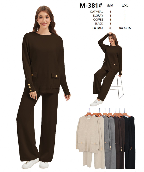 Komplet damskie Roz S/M-L/XL, Mix Kolor Paczka 8 szt