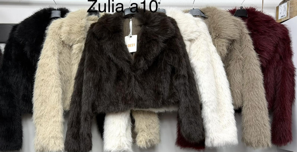 Kurtka alpaka damkie Roz S-M-L, 1 Kolor Paczka 5 szt