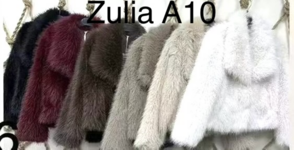 Kurtka alpaka damkie Roz S-M-L, 1 Kolor Paczka 5 szt