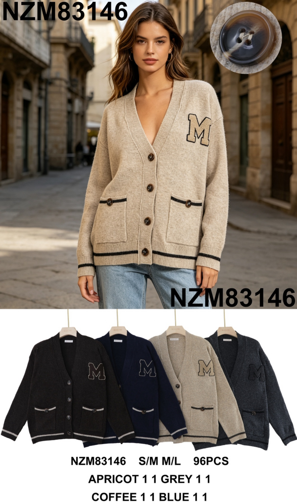 Narzutki damskie (Francja produkt) Roz S/M-M/L, Mix Kolor .Paczka 10 szt